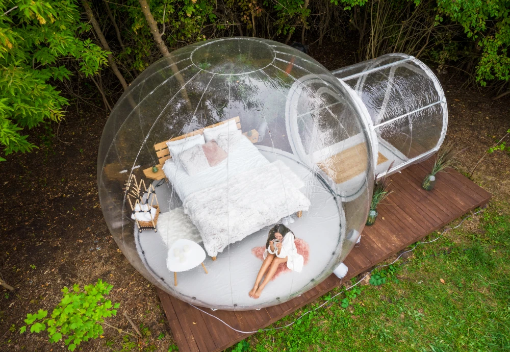 bubble tent glamping