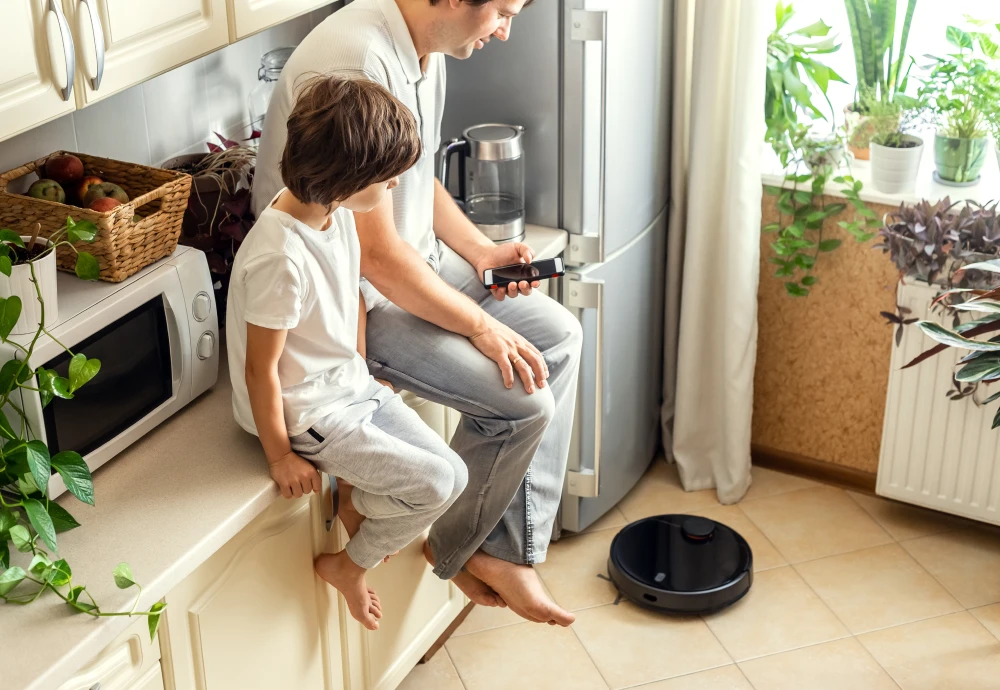 robot vacuum cleaner self emptying